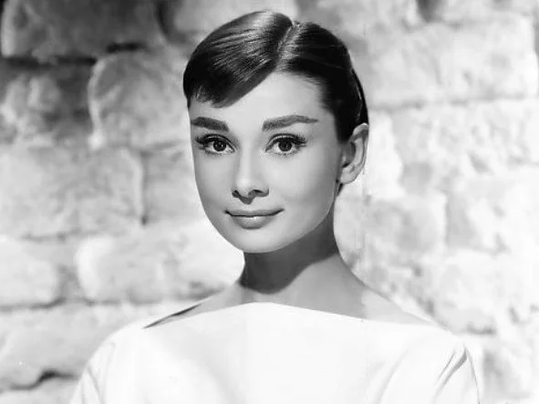 Audrey Hepburn fotograferad 1956