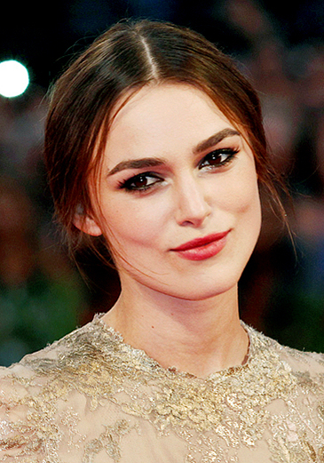 Porträtt av skådespelaren Keira Knightley