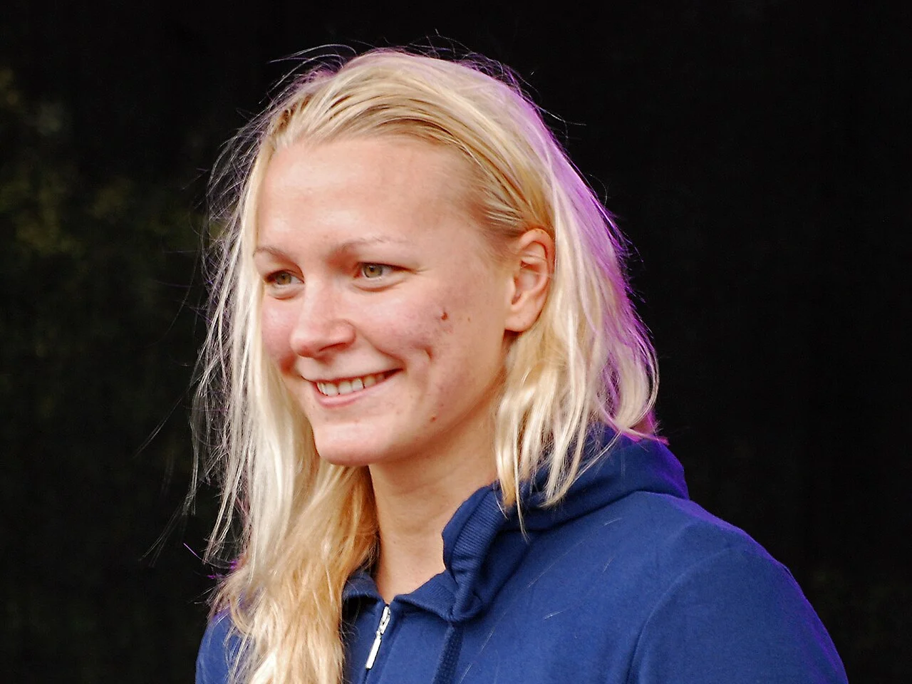 Sarah Sjöström vid simtävling